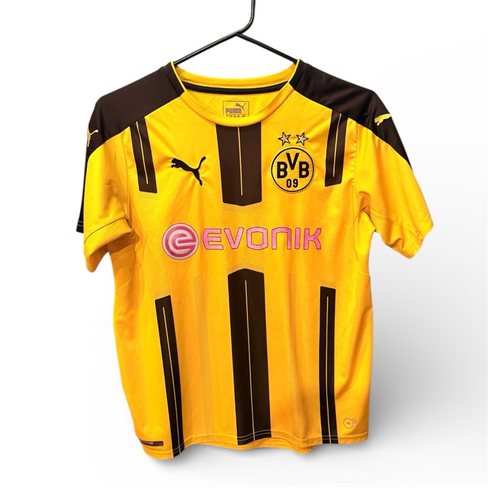 BORUSSIA DORTMUND 2016/2017 HOME FOOTBALL SHIRT - REUS- SIZE XL BOYS